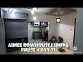 Aimee Rowhouse Lumina phase 4 day 27 + naikabit na ang sliding door sa Toilet & Bathroom area