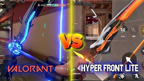 Hyper Front Lite Gameplay Video|| Hyper Front Lite VS Valorant|| FPS Shooting game with Shakib