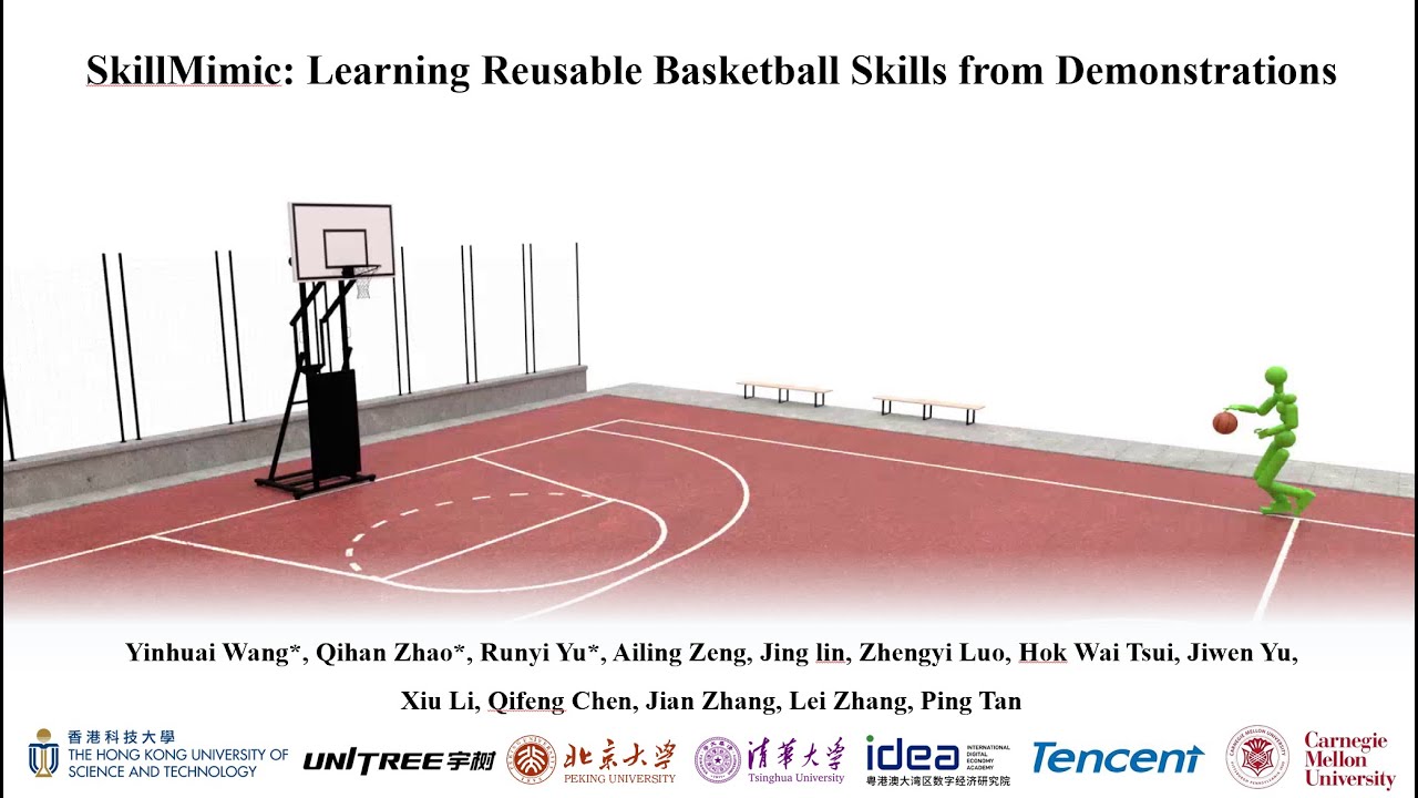 CVPR Poster SkillMimic: Learning Basketball Interaction Skills
