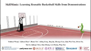 SkillMimic: Learning Reusable Basketball Skills from Demonstrations