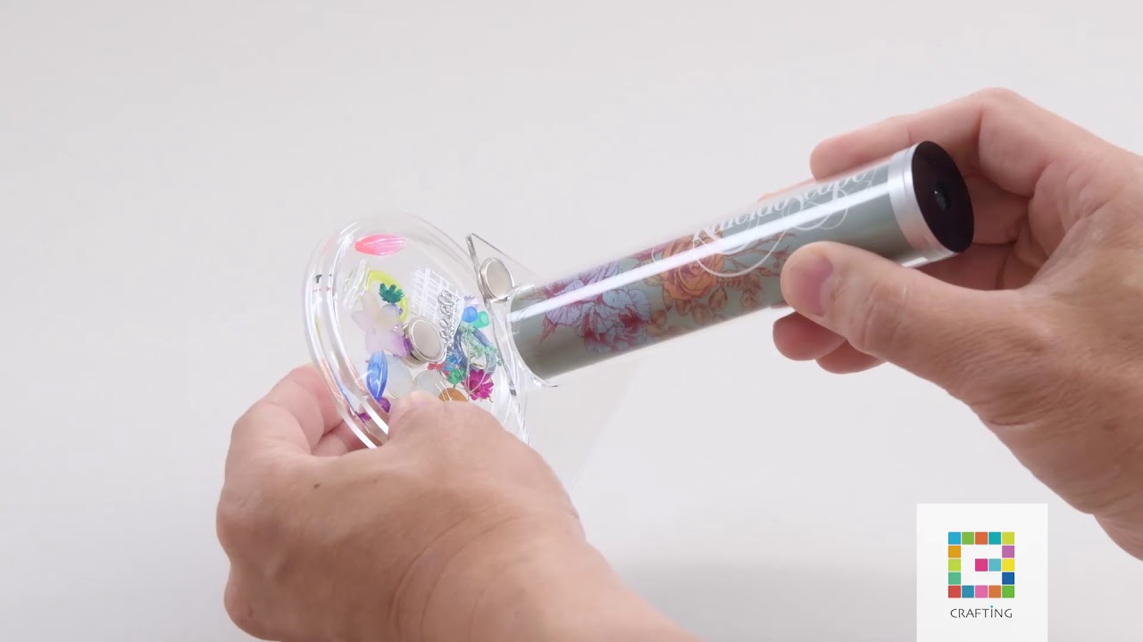 オトナの手作り万華鏡 ホイールスコープキット CRAFTING - YouTube