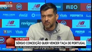 Sérgio Conceição quer vencer a Taça De Portugal