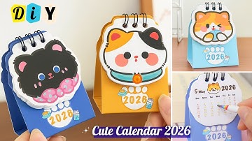 Hoe maak je een bureaukalender voor 2026 | Eenvoudige doe-het-zelf kalendertutorial | Idee voor e...