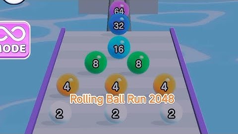 Rolling Ball Run 2048 vs Rolling Ball Run 2048 Merge Number INFINITYMODE#ballrun2048#androidgameplay