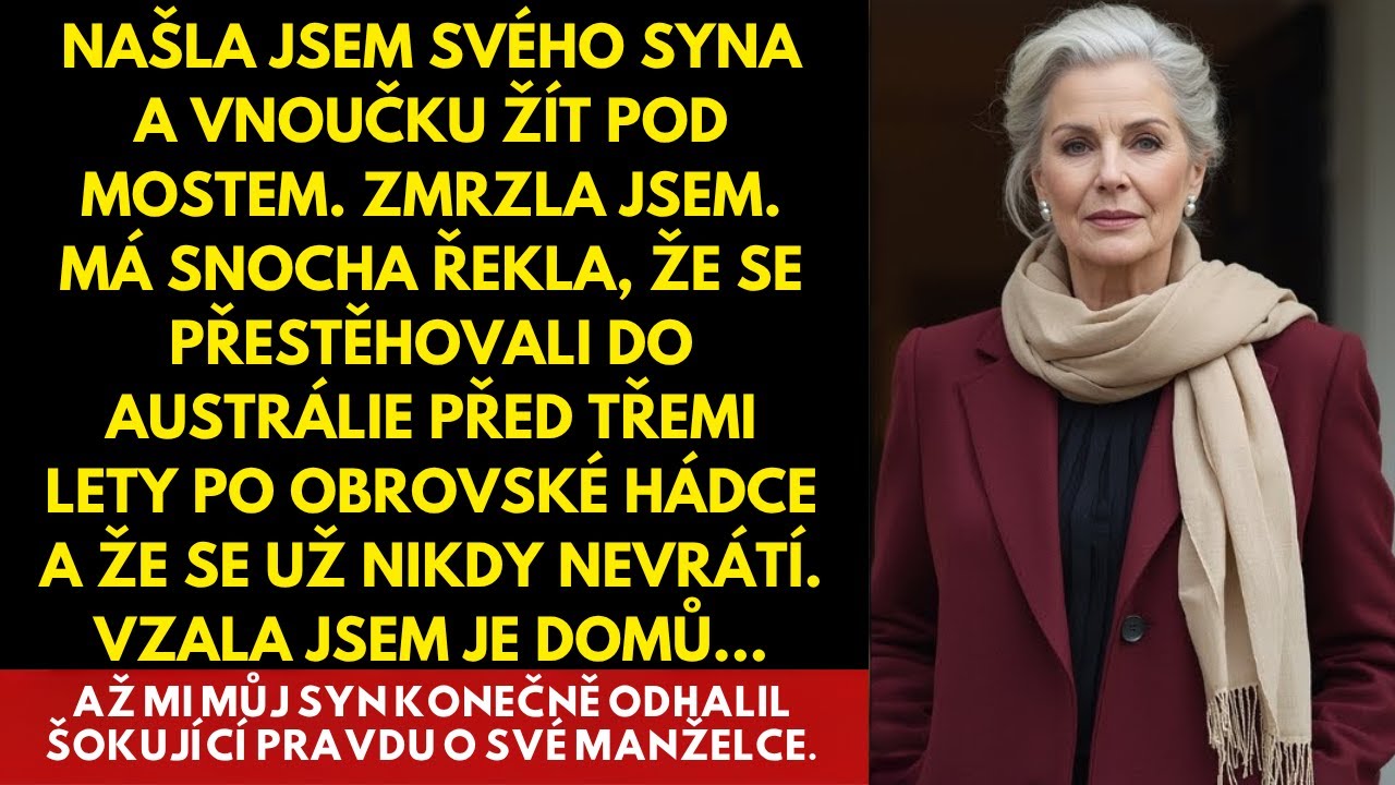 Můj syn byl bezdomovec pod mostem s mou vnučkou… zatímco jeho žena si užívala v Austrálii.