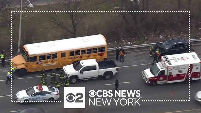 School Bus Crashes With Dozens Of Students On Board In Queens