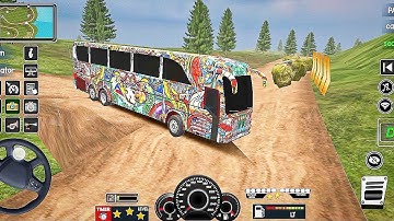 Coach Bus Simulator India Offroad Driving Bus Game Simulator 2025 Gameplay Video Part #58
