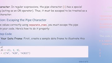 How to Properly Use separate_rows in R with a Pipe Separator
