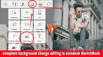autodesk SketchBook complete background change editing trick 2021🔥||autodesk SketchBook secret trick