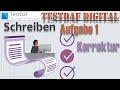 Digitaler TestDaF. Schreiben. A1. Korrektur