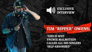 Tim Ripper Owens Reacts to Yngwie Malmsteen Calling All His Singers 'Self-Absorbed'