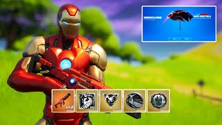 All mythic weapons in one game & victory royale gameplay fortnite
(doctor doom's arcane gauntlets, doctor mystical bomb, groot's bramble
shield s...