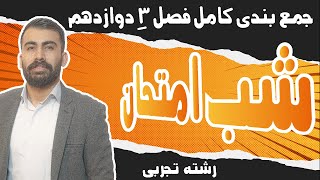 شب امتحان ریاضی دوازدهم فصل حد بی نهایت و حد دربی نهایت /آموزش کامل و جمع بندی فصل 3 ریاضی 3