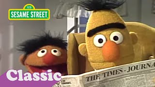 Bert And Ernie Share A Newspaper Sesame Street Clic