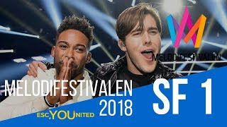 Melodifestivalen 2018: John Lundvik &  Benjamin Ingrosso qualify from Semi-Final 1 (Reaction)