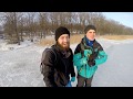 Поход на коньках по замерзшей реке Каратыш. 25км драйва!(1 часть)