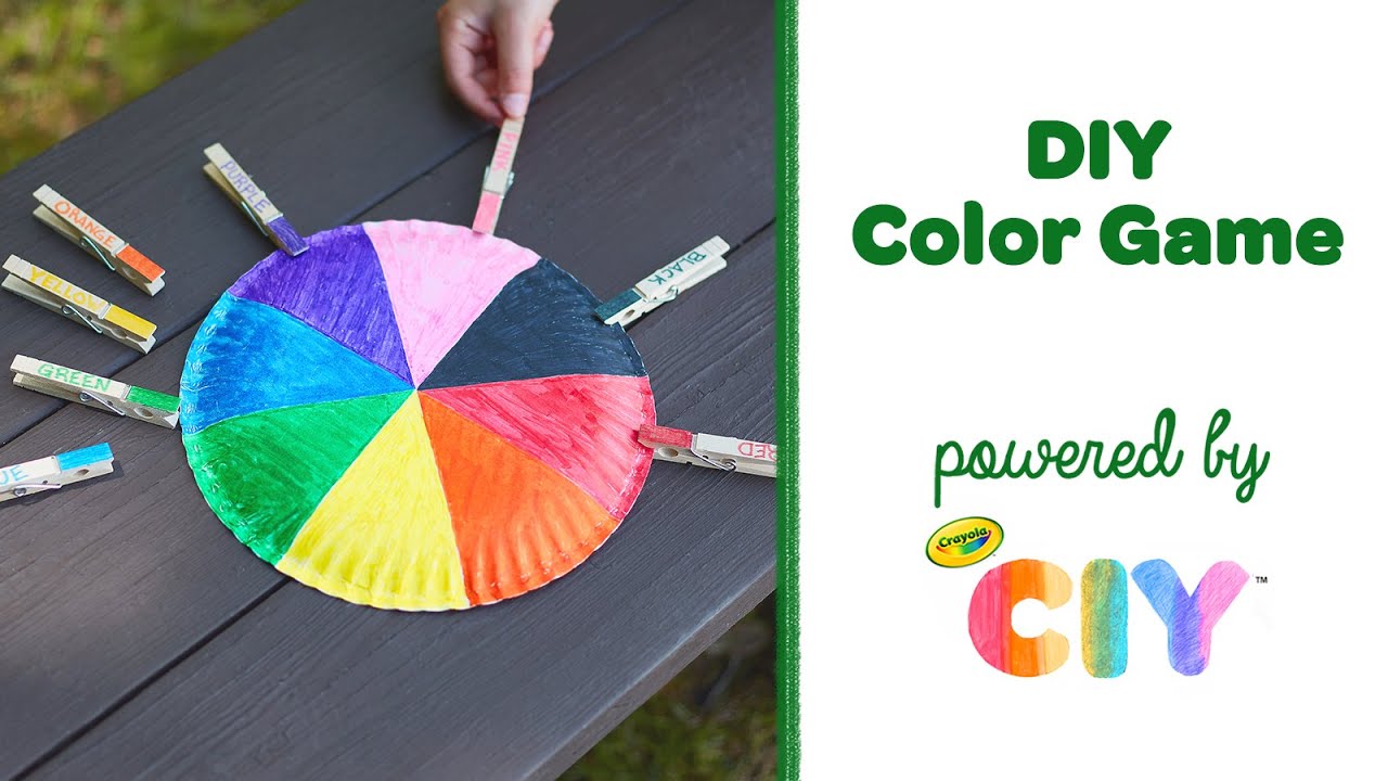 Paper Plate Color Wheel