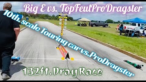UNBELIEVABLE drag race TOURING CAR VS. OUTLAW DRAGSTER #rc #rccar #rccars #rcdraglife #rctv #nprc