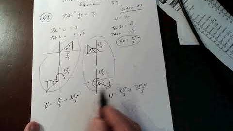 Solve Trig Functions section 5 3 Video 9