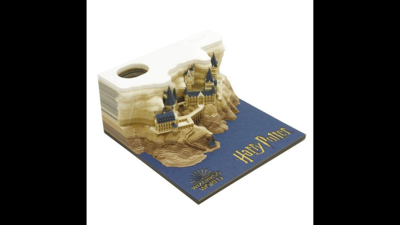 Magic Memo Pad Novelty Gift 3d Building Block Notepad Harry Potter Hogwarts Castle Youtube Magic Memo Pad Novelty Gift 3d Building Block Notepad Harry Potter Hogwarts Castle Youtube