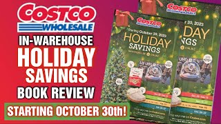 COSTCO NEW HOLIDAY Savings Sale BOOK REVIEW for NOVEMBER 2023!