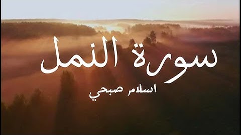 القارئ اسلام صبحي (وإن ربك ليعلم ما تكن صدورهم وما يعلنون )  🤍🤍