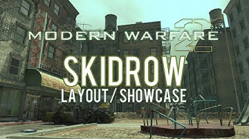 “Skidrow” Modern warfare 2 map layout, walkthrough, showcase