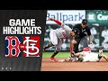 Red sox vs cardinals game highlights 51824  mlb highlights