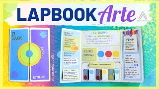 Como hacer una LAPBOOK de ARTE | ARTÍSTICAS | El color
