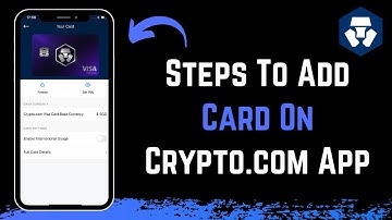 How To Add Card to Crypto.com - Link Card on Crypto.com !