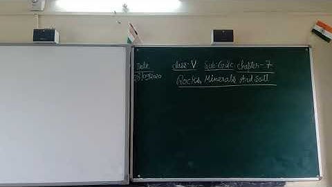 Chapter 7 Rocks, Minerals and Soil part 1