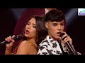 Ana Olórtegui y Stefano Grande retumbaron el escenario al cantar “Arrasando” - La Voz Perú