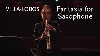 Fantasia for Saxophone • Villa-Lobos • Jess Gillam