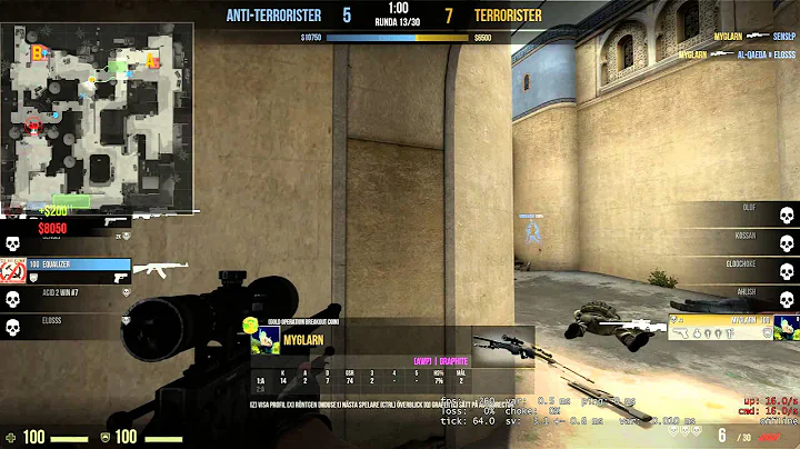 HeatoN Approves: 5 shots 5 kills. AWP ace 1v5!