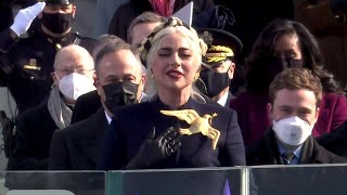 Lady Gaga sings the National Anthem at Joe Biden's Inauguration (January 20, 2021) HD