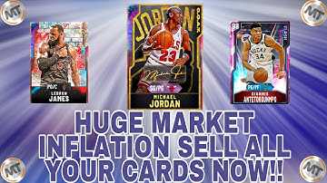 INSANE MARKET INFLATION IS HAPPENING RIGHT NOW CARDS ARE AT THERE PEAK MAKE MILLIONS! NBA2K20 MYTEAM