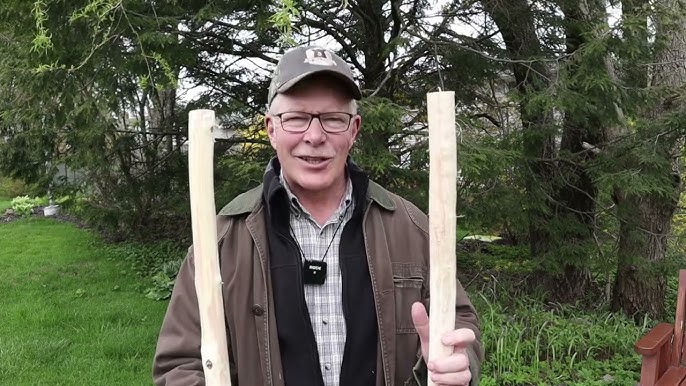 Making walking sticks – from stems picked out of the woodlands