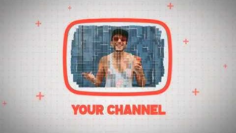Mosaic Youtube Intro download after effects 3d free