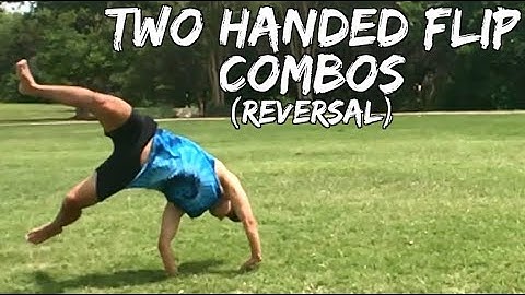 Two Handed Flip Combos: Reversal Transition | Tricking Tutorial #128