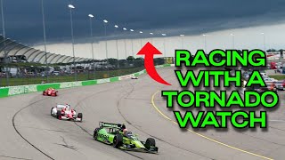 The 2014 Iowa Corn Indy 300 Had Everything From A TORNADO WATCH To Late Race DRAMA!