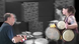 Congas y batá drums: Afro Peruvian Landó. Featuring Melisa Harris-Chambers. Just try it &amp; have fun.
