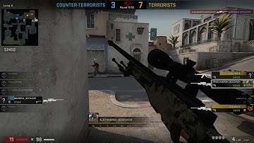 Csgo competitive match hacker ruined the game, waller and aimbotter :(