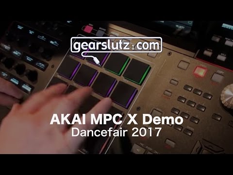 AKAI MPC X Demo Dancefair 2017