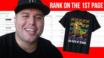 How To Find Keywords For Merch By Amazon - (Using Helium 10)