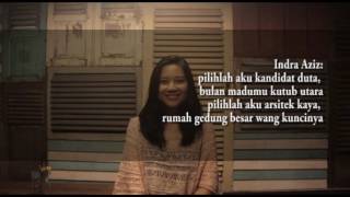 Danilla Dan Indra Aziz pilih Mantu [Tiga Dara OST] Lirik Video chords