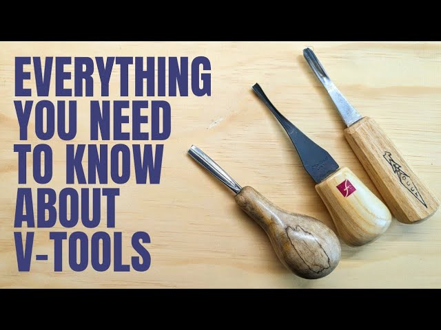 How To Sharpen Carving Gouges and V-Tools