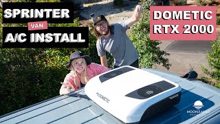 Sprinter Van Build Dometic RTX2000 Air Conditioner Install