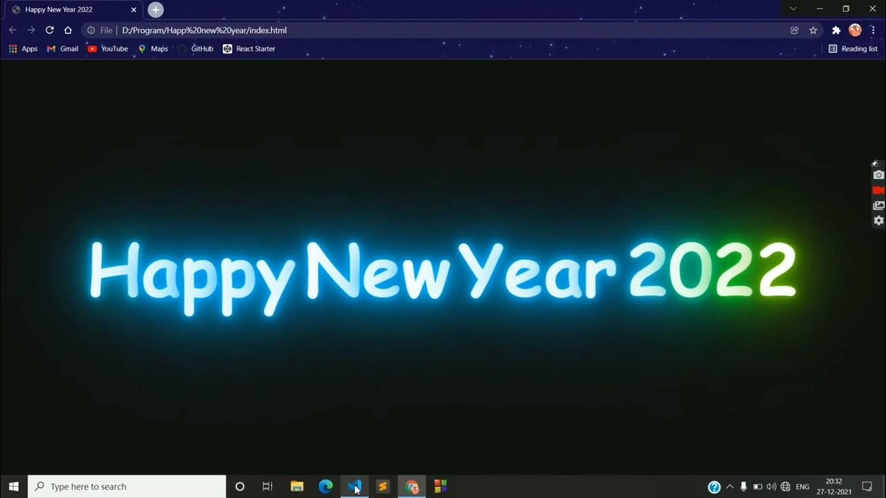 HTML - CSS New Animation Effects | Happy New Year 2022 Style | #html # ...