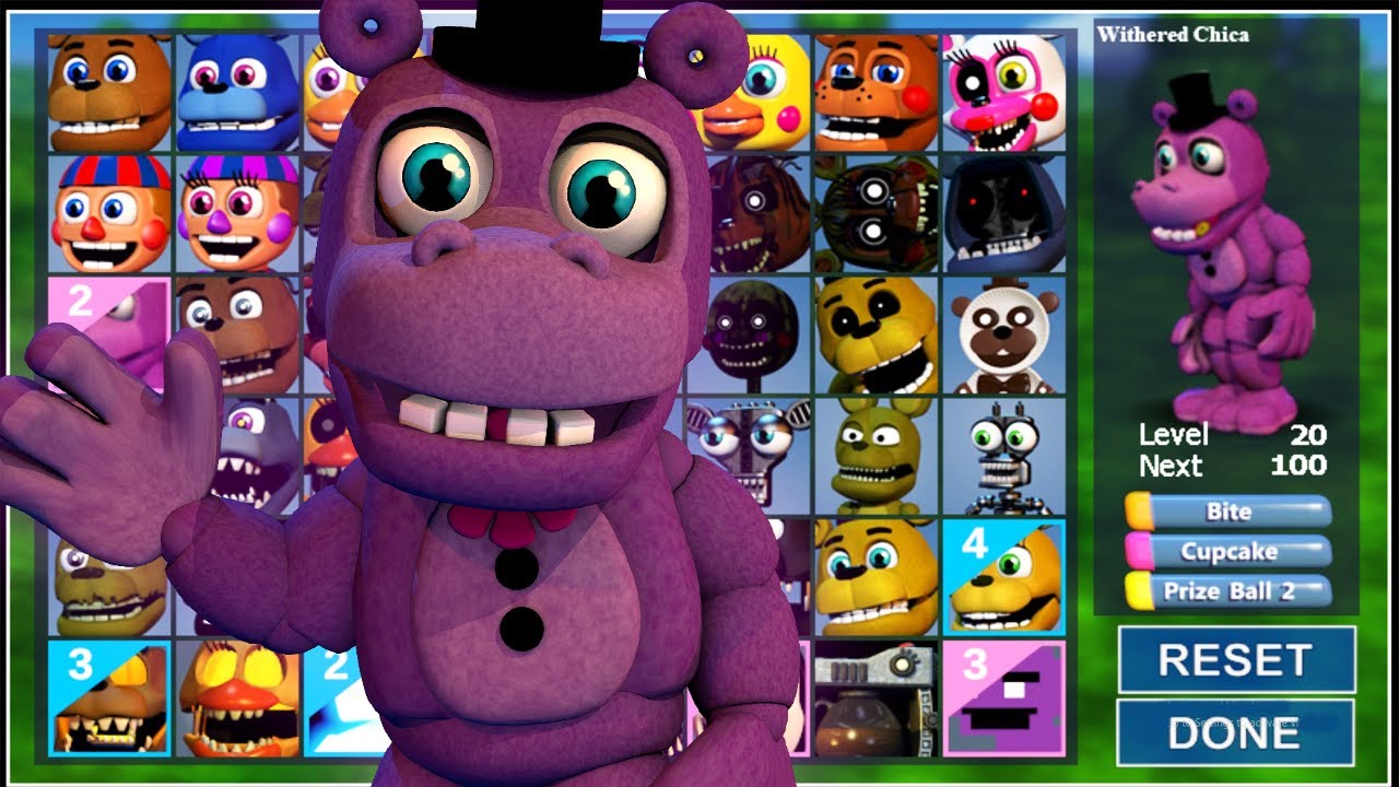 Adventure Mediocre Melodies Animatronics for FNaF World (Mod) by