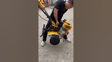 Máy cày siêu nhẹ hợp kim nhôm tiện lợi khi di chuyển trên ruộng bậc thang #máy_cày